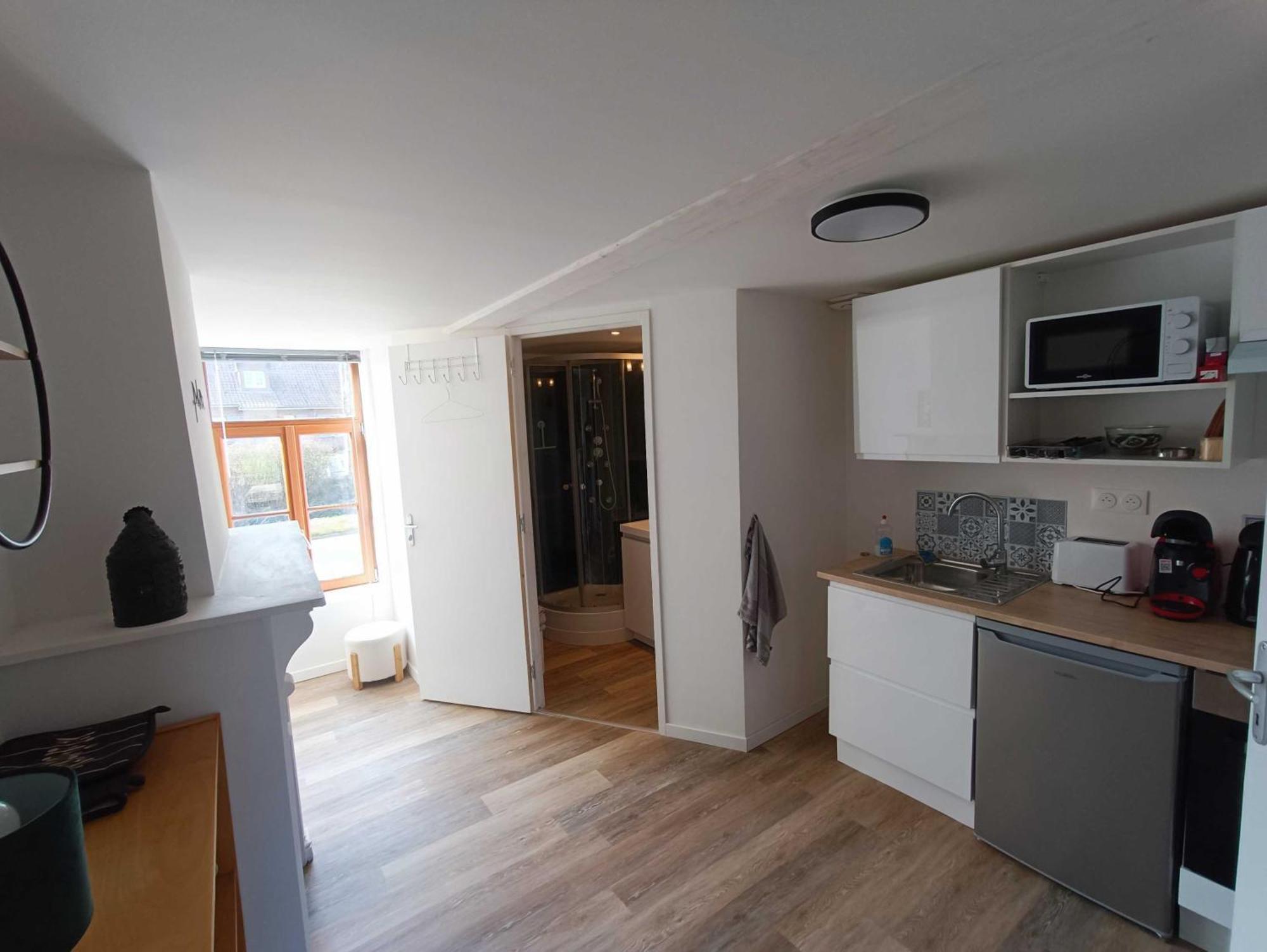 Apartamento Au Nid Douillet Saint-Jans-Cappel Exterior foto